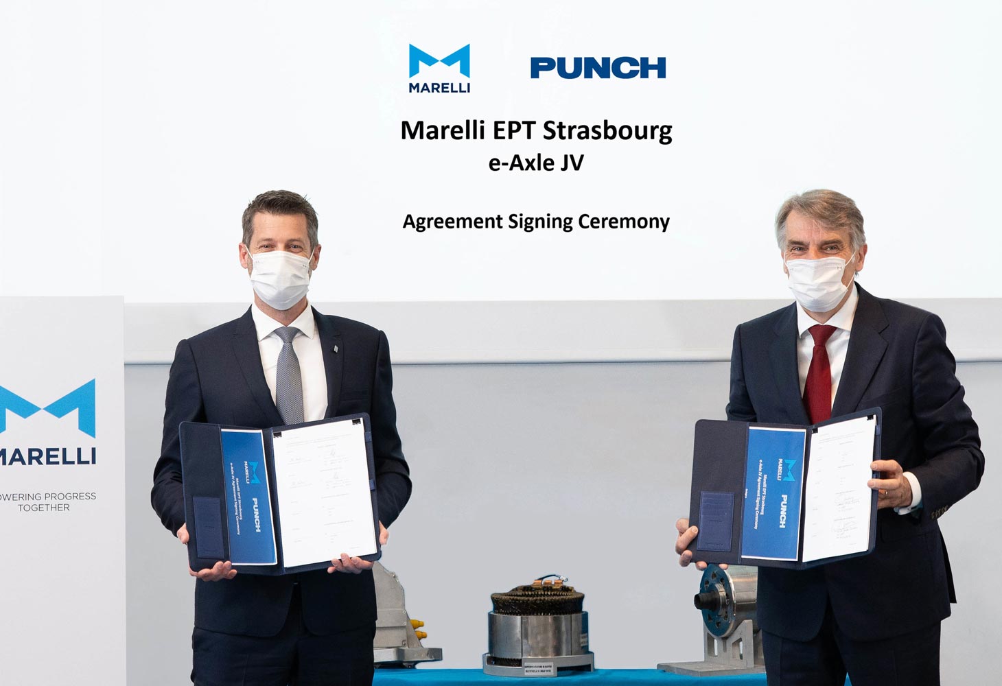 Marelli and PUNCH to develop and make electric vehicle e-axles