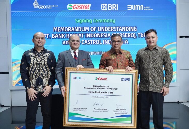 Castrol signs pact with BRI to help Indonesian distributors