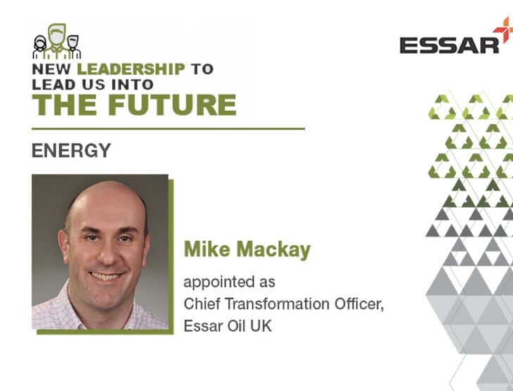 Essar Oil UK appoints Mackay as chief transformation officer