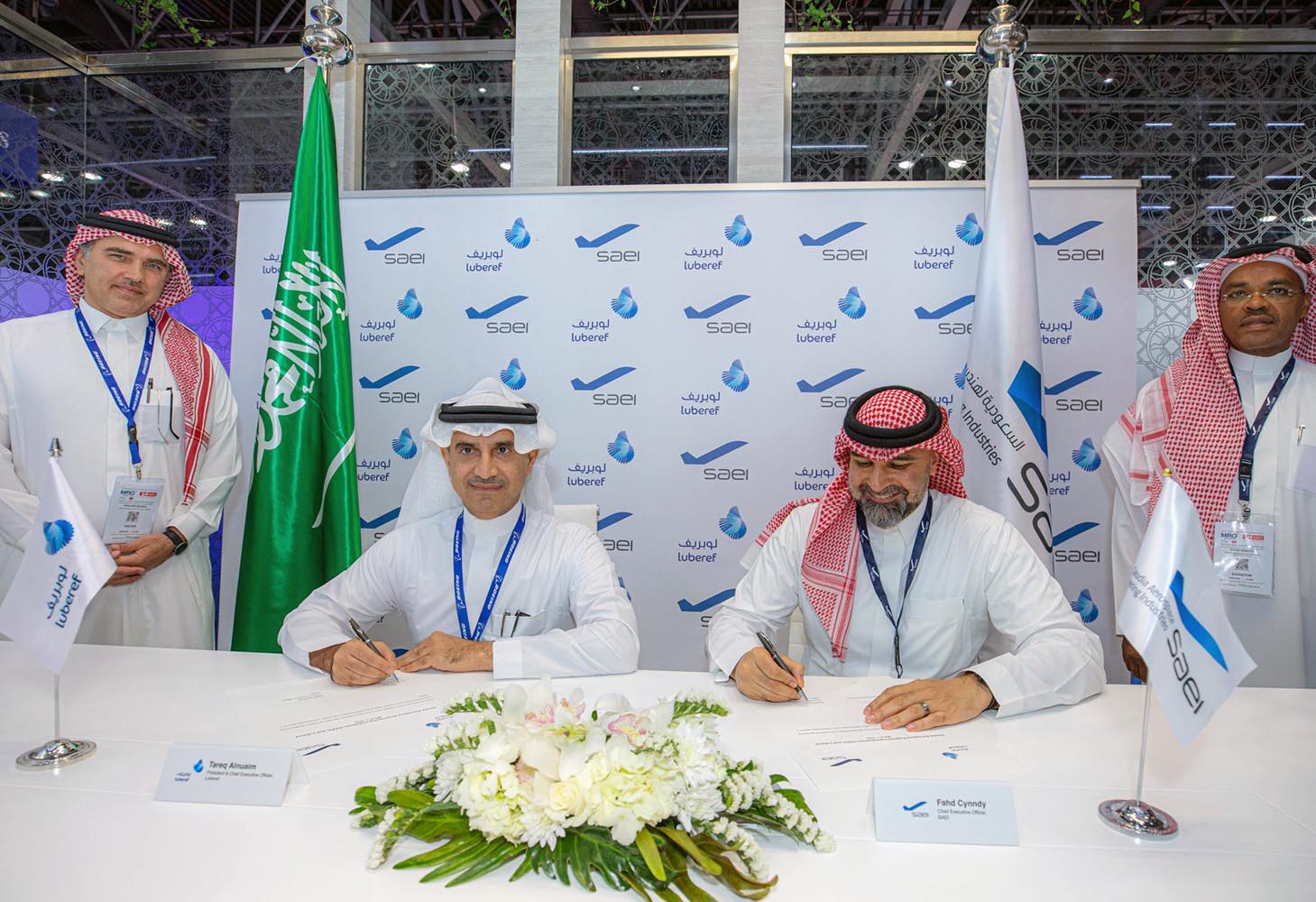 SAEI signs localisation pact for aviation lubricants with Luberef