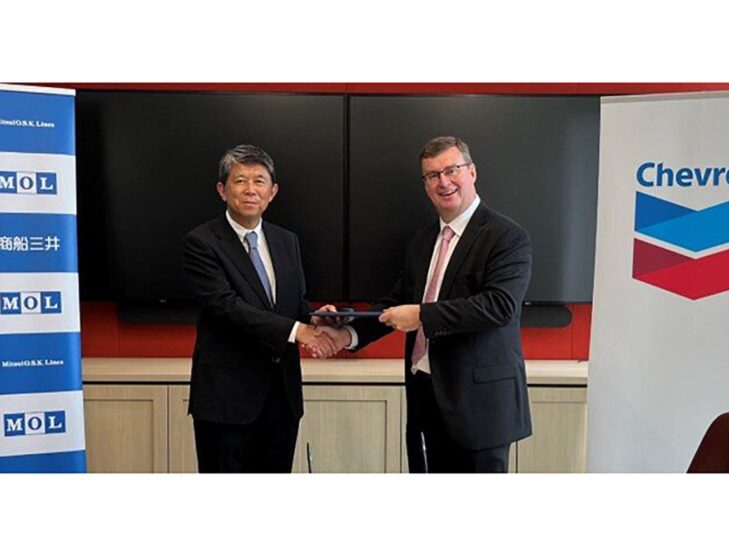 MOL and Chevron sign MoU on strategic alliance for decarbonization