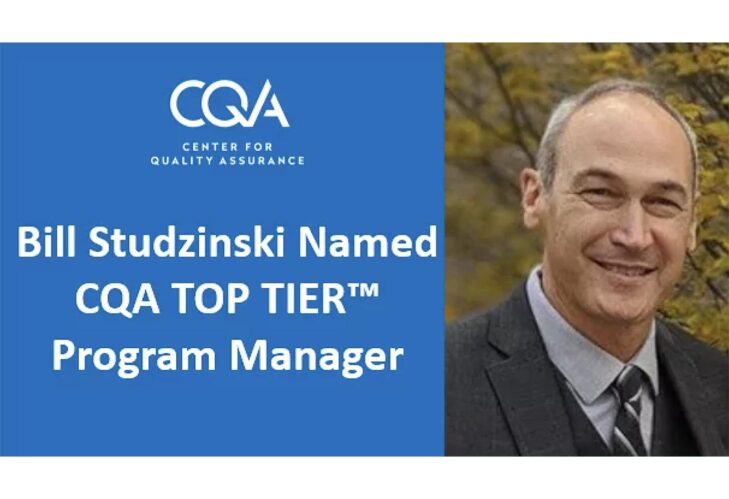 Bill Studzinski takes helm as TOP TIER™ program manager at CQA