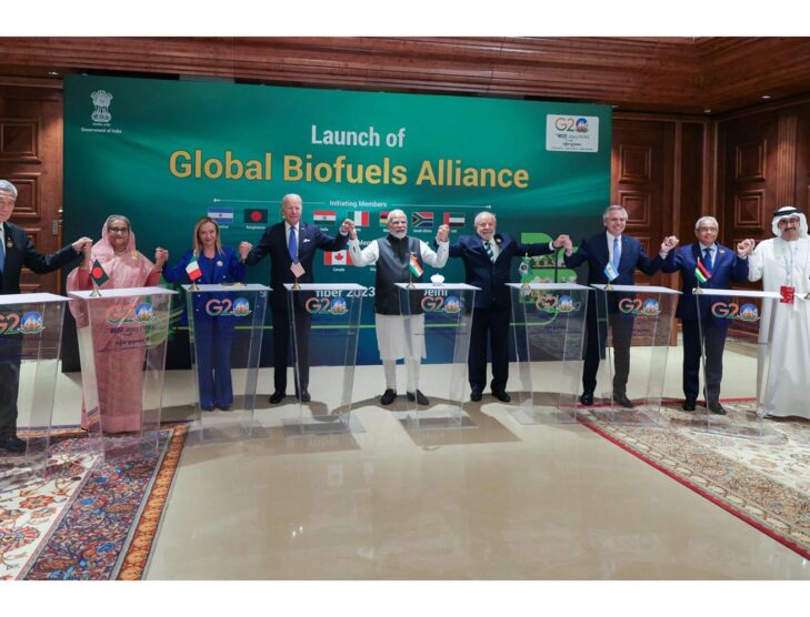 G20 leaders launch Global Biofuel Alliance in New Delhi, India