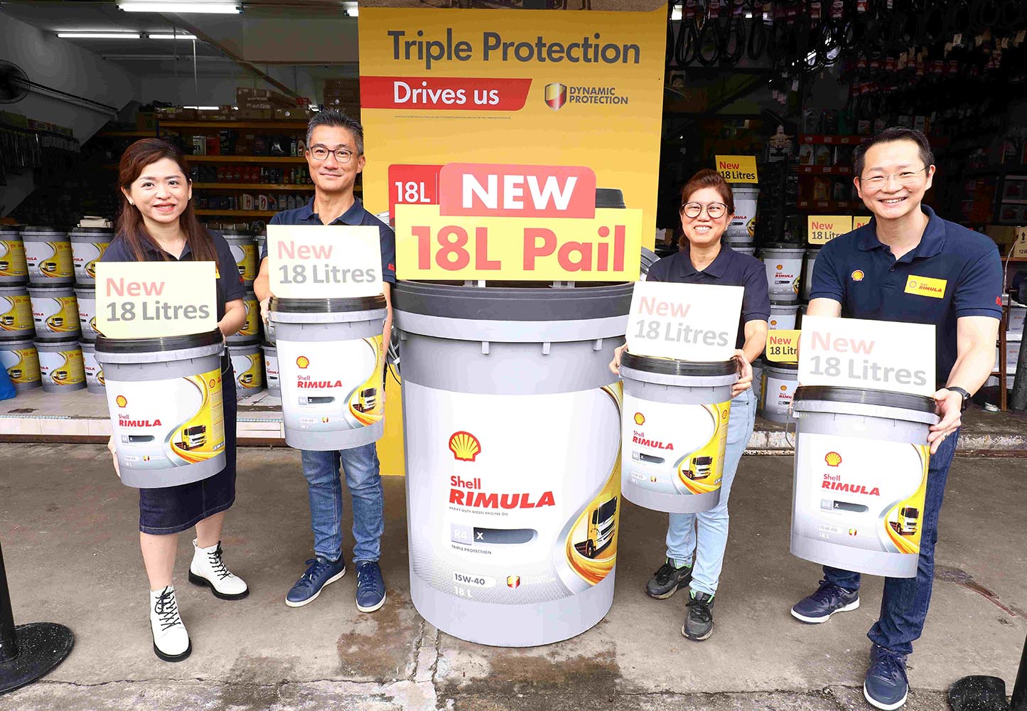 Shell Malaysia unveils compact 18-litre pail for popular engine oil