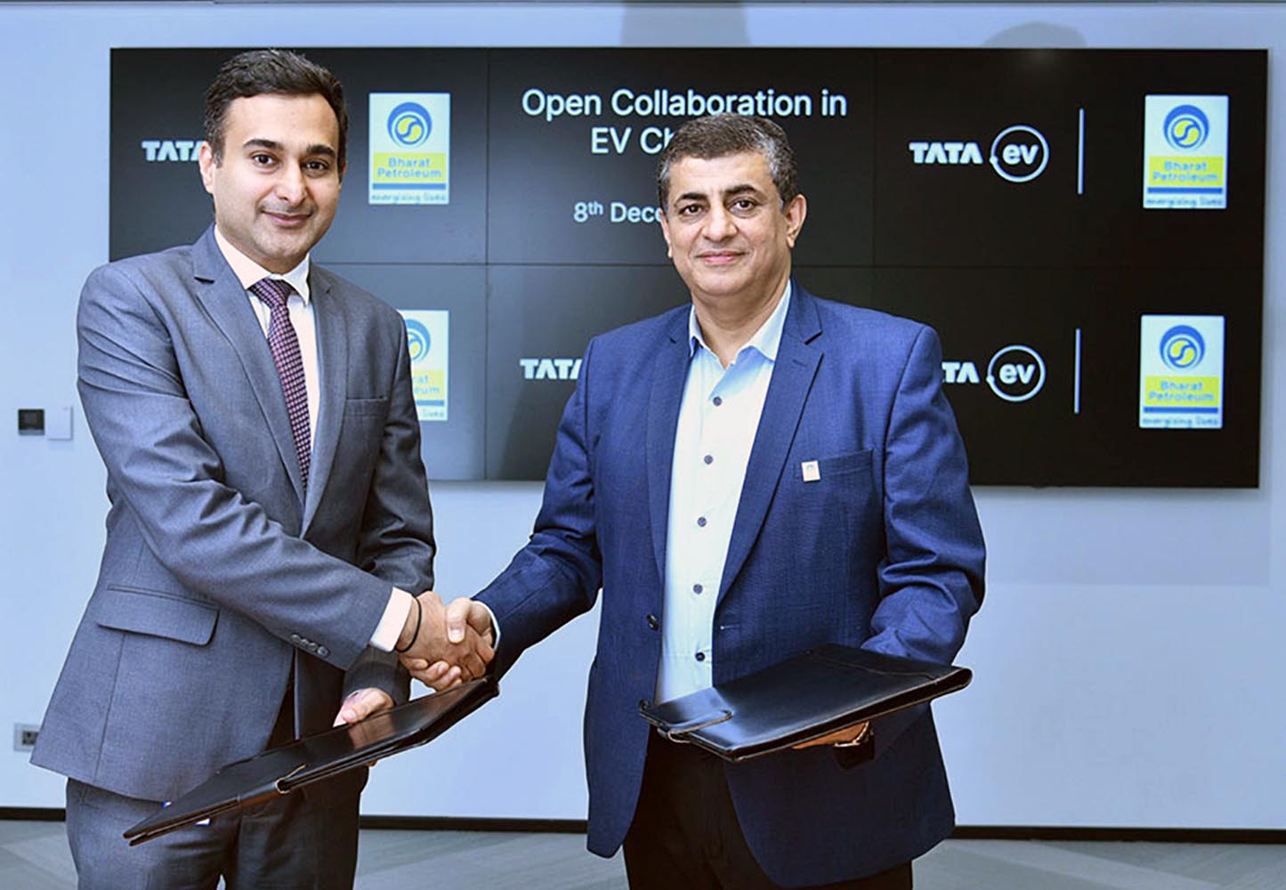 Tata Motors and Bharat Petroleum to install 7,000 EV chargers