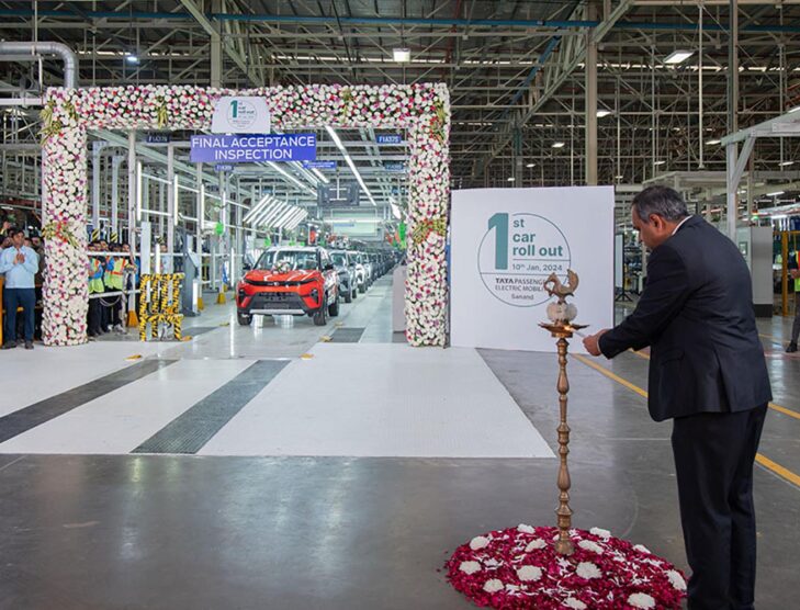 Tata Motors begins electric vehicle production at new India plant