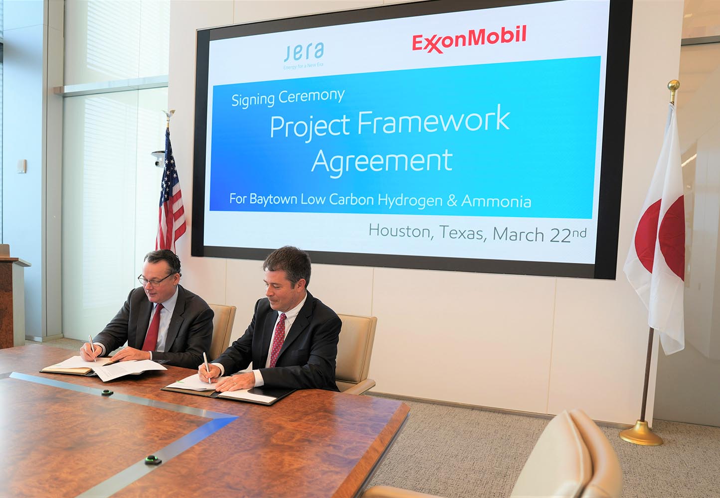 JERA and ExxonMobil to develop low-carbon hydrogen and ammonia project in U.S.