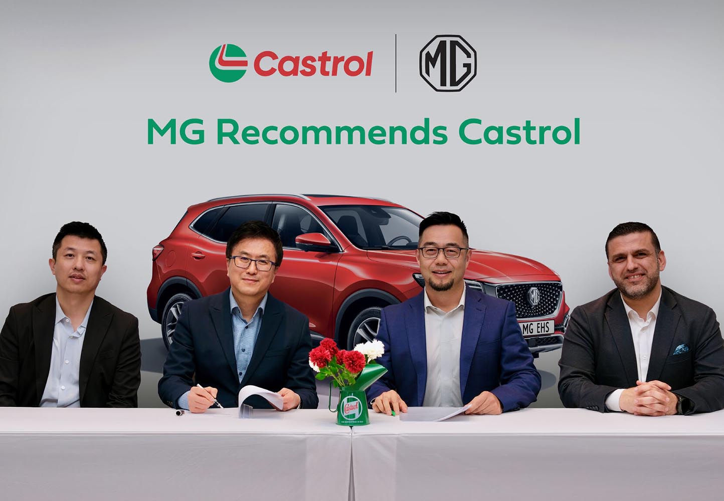 MG Motor and Castrol unveil co-branded engine oil in Europe