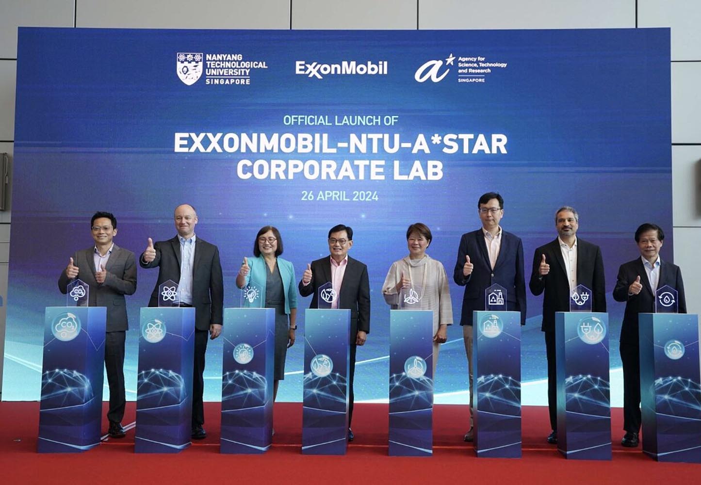 NTU, ExxonMobil, A*STAR launch $60M lab for low carbon technologies