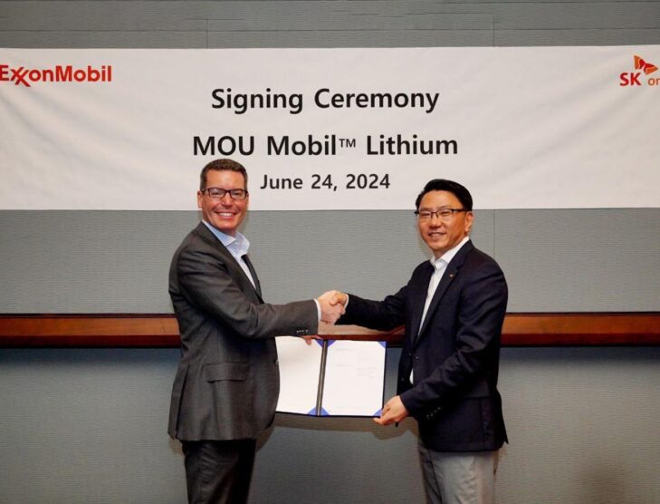 ExxonMobil and SK On sign MoU for U.S. lithium supply