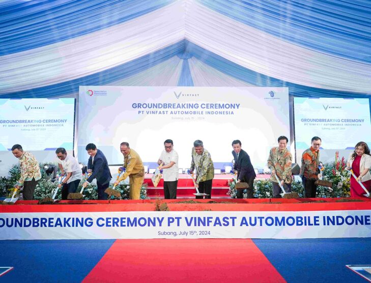 VinFast begins EV assembly plant in Indonesia