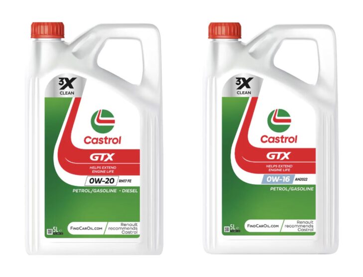 Castrol launches new low-viscosity GTX lubricants for Renault engines