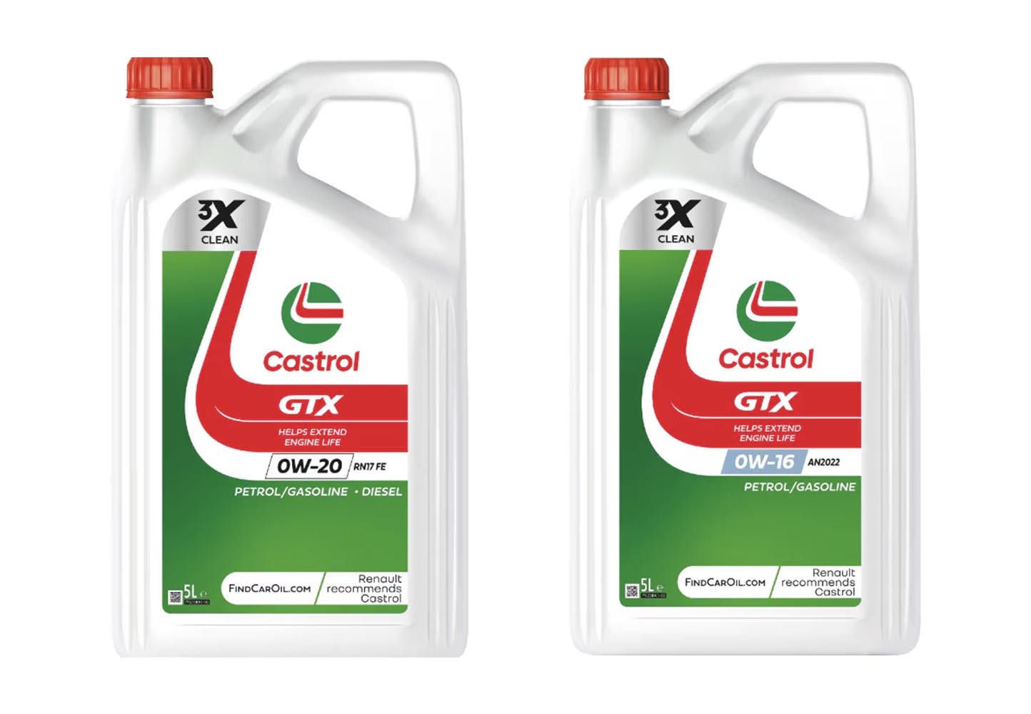 Castrol launches new low-viscosity GTX lubricants for Renault engines