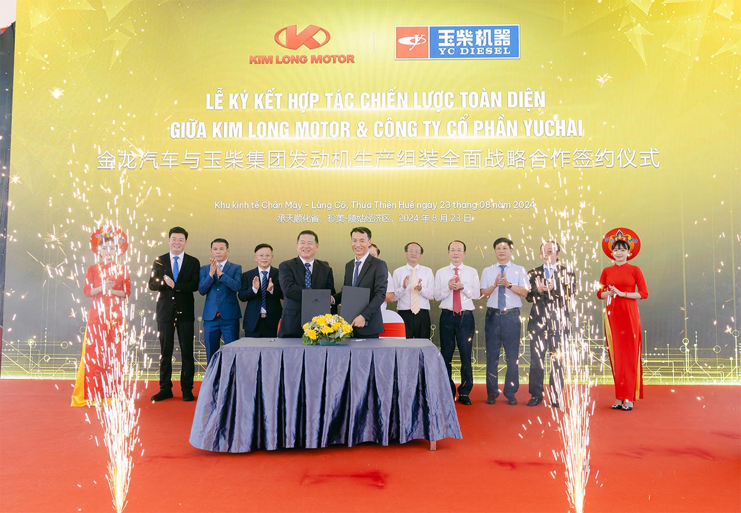 Kim Long Motor and Yuchai launch new engine plant in Vietnam