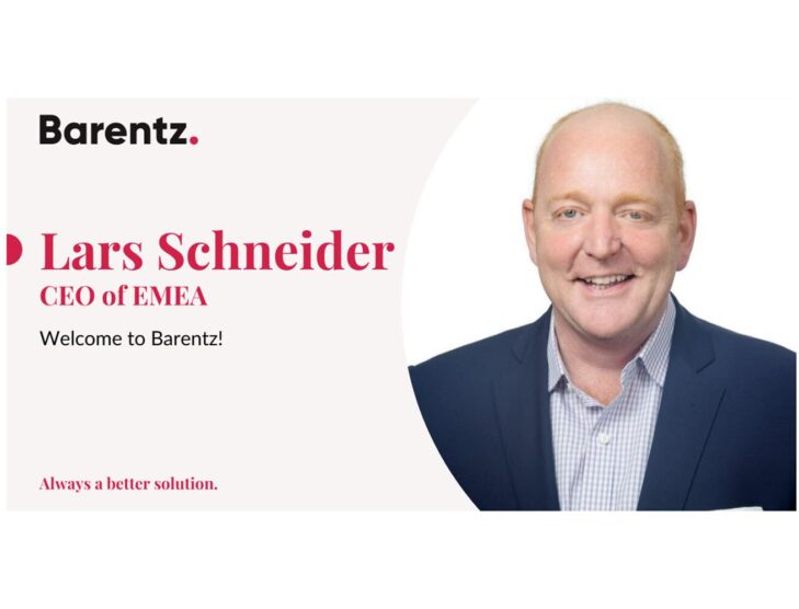 Barentz appoints Lars Schneider as new EMEA CEO