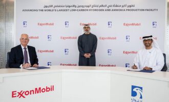 ExxonMobil and ADNOC partner on new low-carbon hydrogen facility