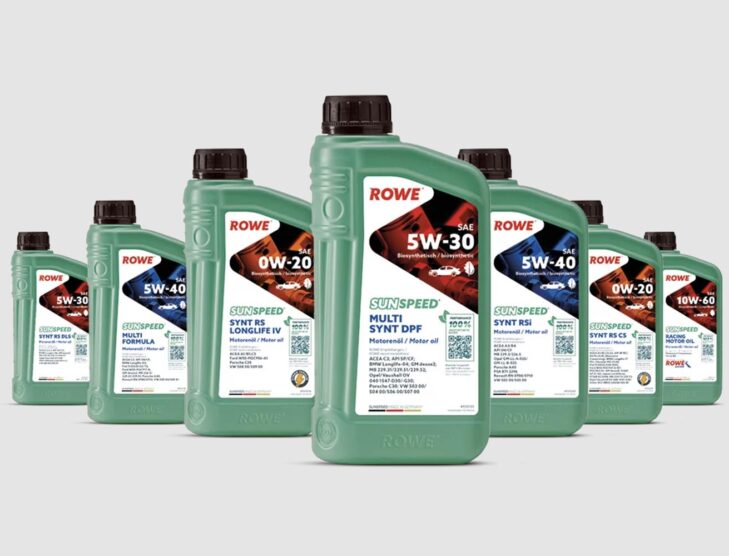 ROWE introduces SUNSPEED, a 100% biosynthetic engine oil