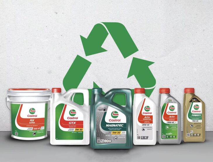 Castrol introduces HDPE bottles with 50% recycled plastic to boost sustainability