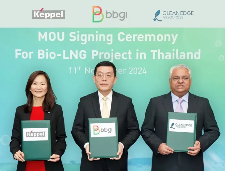 BBGI, Keppel, and CleanEdge partner to develop bio-LNG in Thailand