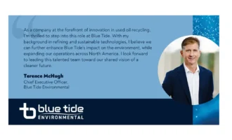 Blue Tide Environmental appoints Terence McHugh as CEO