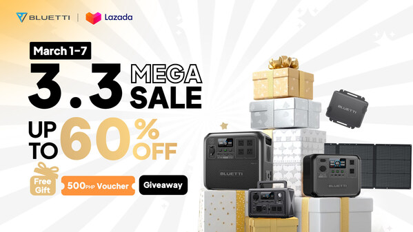 BLUETTI Lazada 3.3 Mega Sale